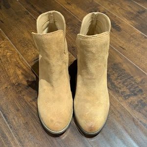 Tan booties